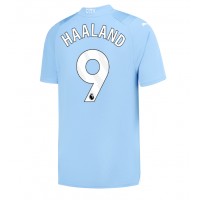 Manchester City Erling Haaland #9 Hjemmedrakt 2023-24 Kortermet